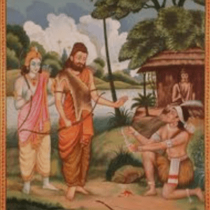 वनवास मार्ग में निषाद राज जी से भेंट 