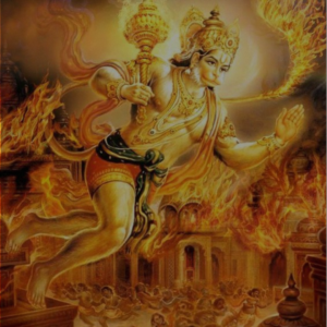 हनुमान जी द्वारा लंका दहन